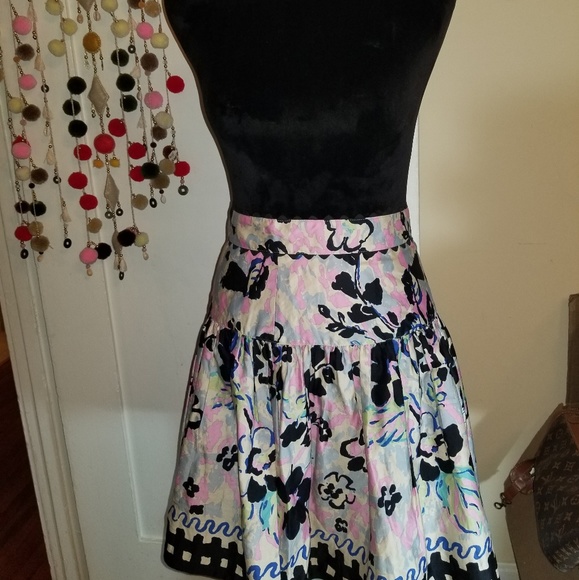 Anthropologie Dresses & Skirts - 🌟HP🌟🧚‍♀️Anthropologie Anna Sui Pleated Floral Skirt EUC
